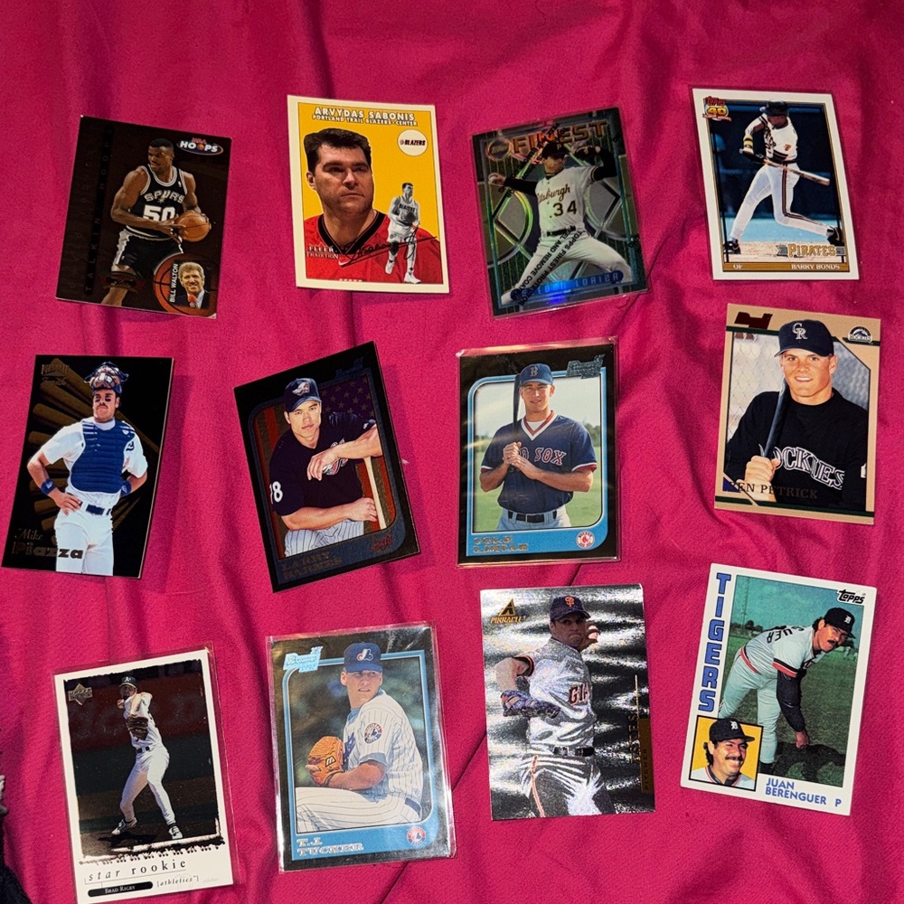 Assorted Baseball Trading Cards Collection